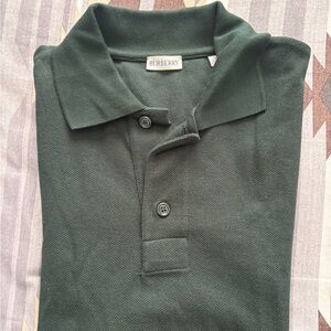 Burberry Polo Sweater – Forest Green – Size S/P – Men’s